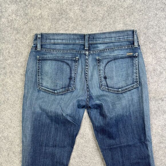 Fidelity Denim AXL Jeans Women's 28 Dark Wash Blue Denim Slim Leg Pants - Picture 12 of 13